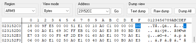 将0x23152CC处的指令更改为空操作